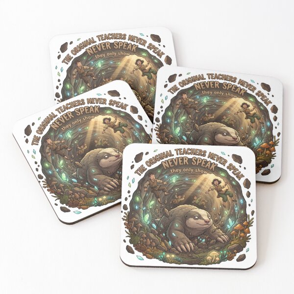 Item preview, Badgermole Cave Discovery Original Teacher Eastern Fantasy designed and sold by LunaMarkos.