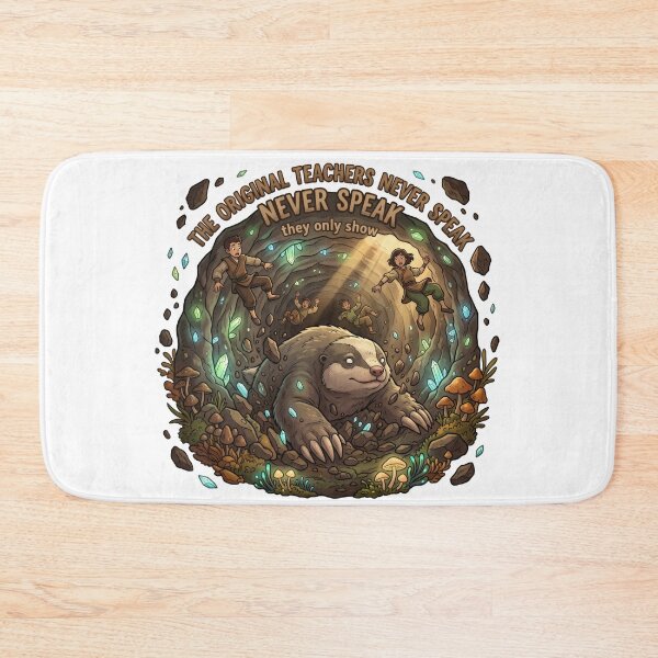 Item preview, Badgermole Cave Discovery Original Teacher Eastern Fantasy designed and sold by LunaMarkos.