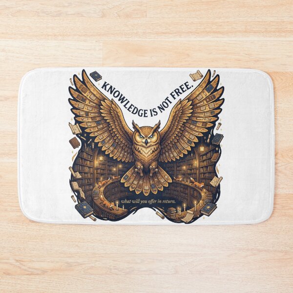 Item preview, Knowledge Owl Infinite Library Eastern Fantasy Wisdom designed and sold by LunaMarkos.