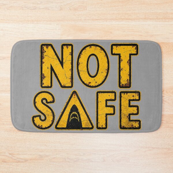 Item preview, Jaws - Not Safe Sign - It is not safe to go back in the water  designed and sold by Presents For The Dead.