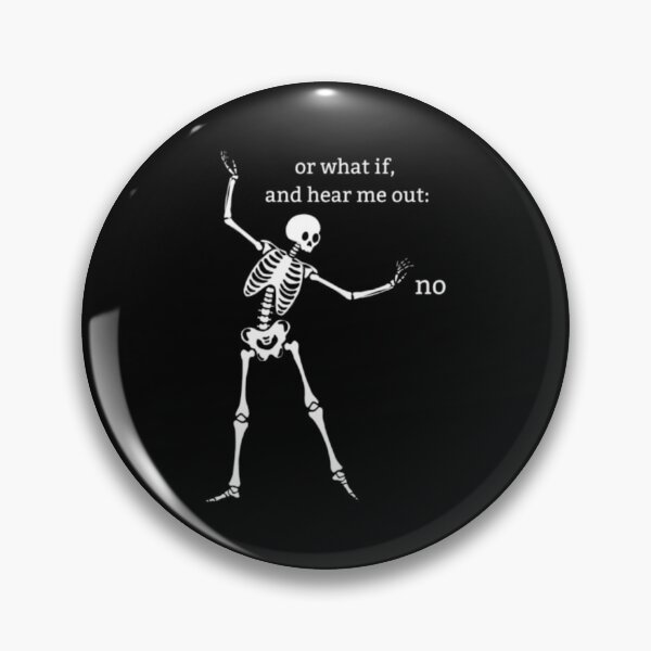 Item preview, Sassy Skeleton "Hear Me Out No" designed and sold by cortezbarronvv.
