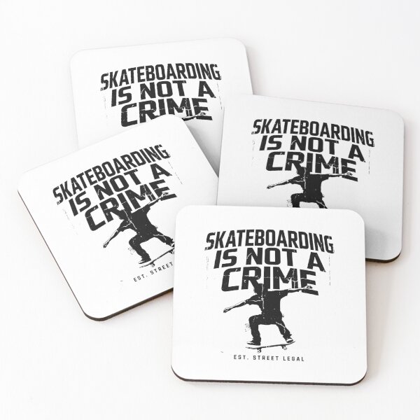 Item preview, El skateboarding no es un delito: diseño urbano legal con aspecto desgastado. designed and sold by Peter Stawicki.