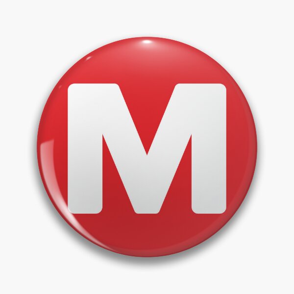 Item preview, Vintage Los Angeles Metro Logo (Red) designed and sold by LeonTransit.
