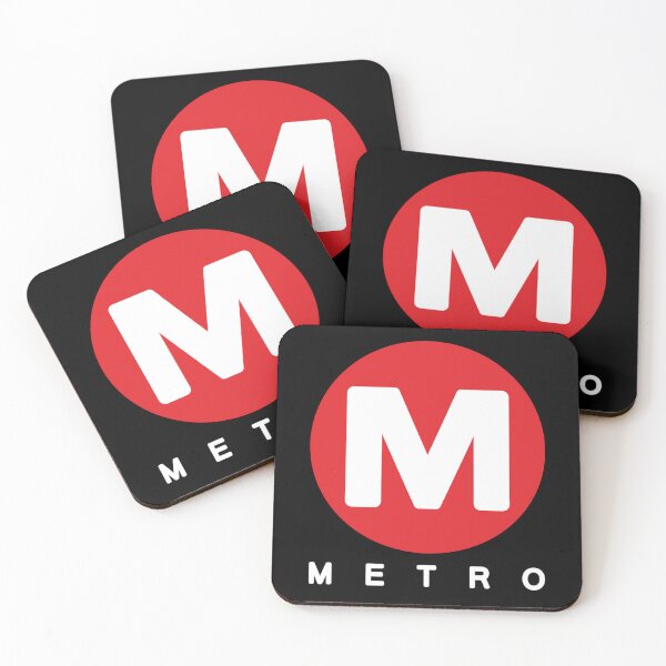 Item preview, Vintage Los Angeles Metro Logo (Red) designed and sold by LeonTransit.