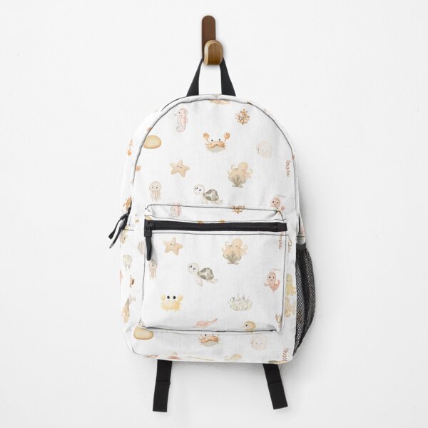 Item preview, Cute Pastel Blue Sea Animals Ocean Life Nursery Pattern designed and sold by ShapingMinds.