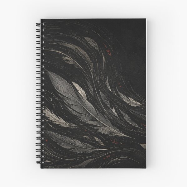 Item preview, Raven Feather Current — Dark Feather Flow Pattern | Norse-Inspired Surface designed and sold by OblivionRise.