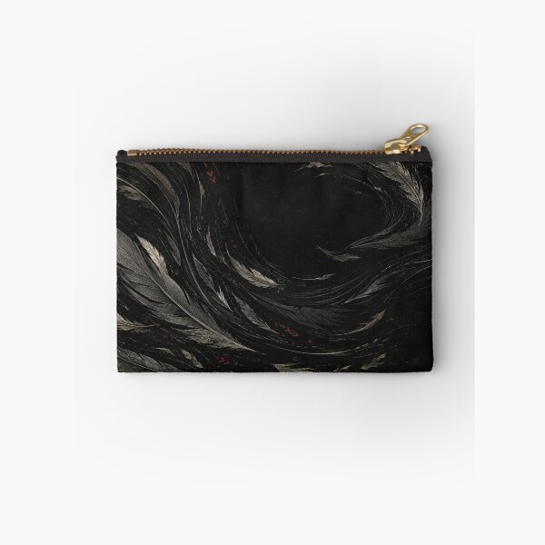 Item preview, Raven Feather Current — Dark Feather Flow Pattern | Norse-Inspired Surface designed and sold by OblivionRise.