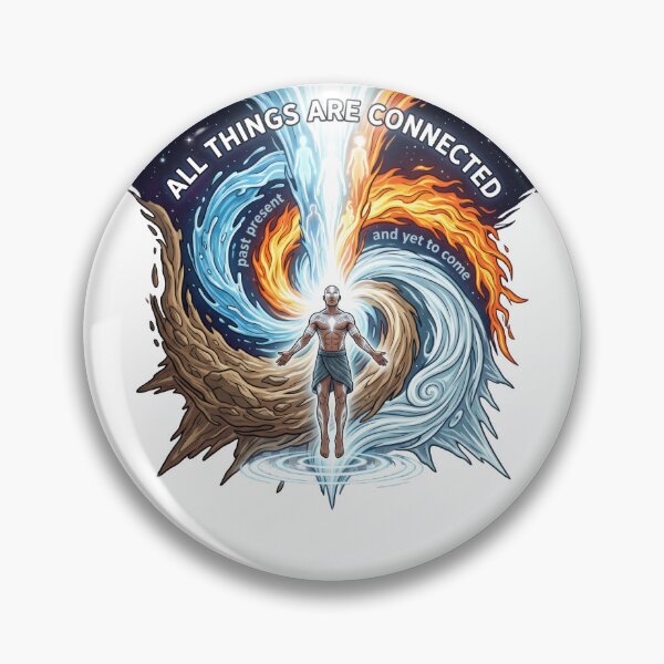 Item preview, Avatar State Cosmic Four Elements Power Eastern Fantasy Art designed and sold by LunaMarkos.