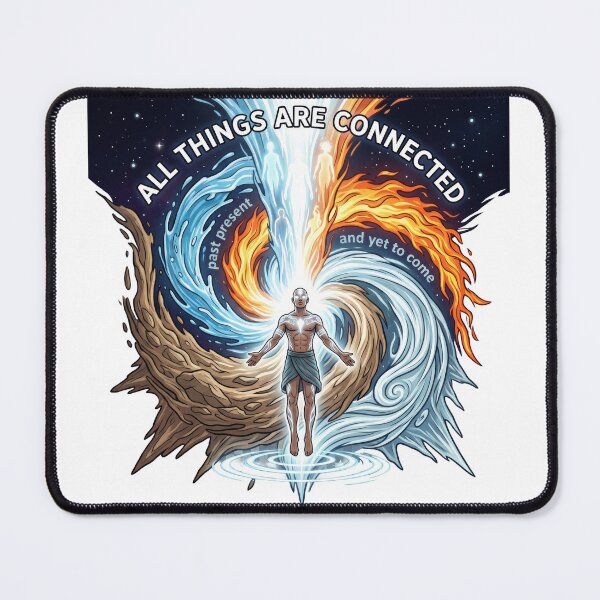 Item preview, Avatar State Cosmic Four Elements Power Eastern Fantasy Art designed and sold by LunaMarkos.