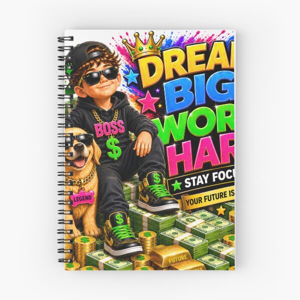 Item preview, Dream Big Work Hard – Stay Focused Future Success designed and sold by New Wave Artworks & Odds &Ends.
