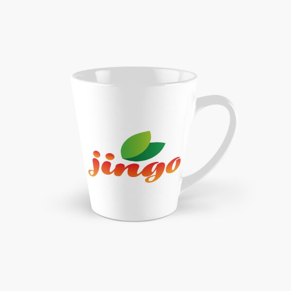 Item preview, Jingo Vibrant Orange Script Logo with Green Leaves designed and sold by ZhenKang   Xiong.