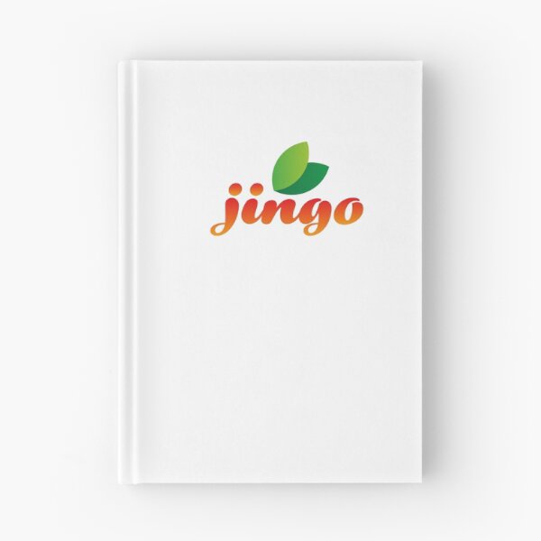 Item preview, Jingo Vibrant Orange Script Logo with Green Leaves designed and sold by ZhenKang   Xiong.