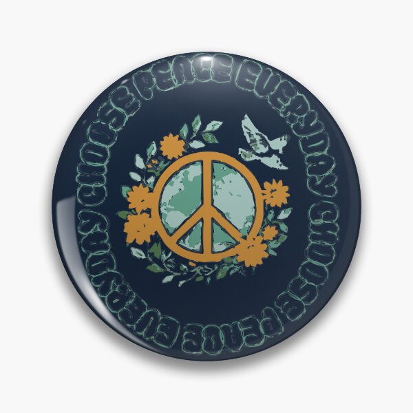 Item preview, Retro Choose Peace Everyday Vintage Peace Sign designed and sold by Tamarout.