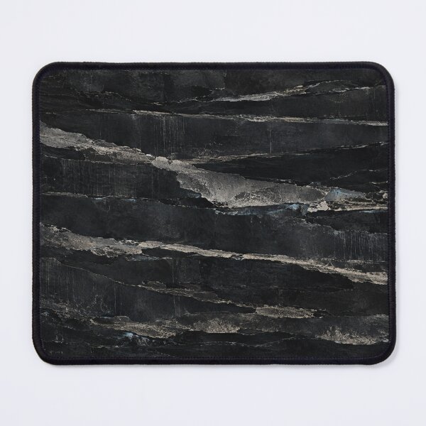 Item preview, Frostbound Stone Strata — Dark Mineral Fracture Pattern designed and sold by OblivionRise.