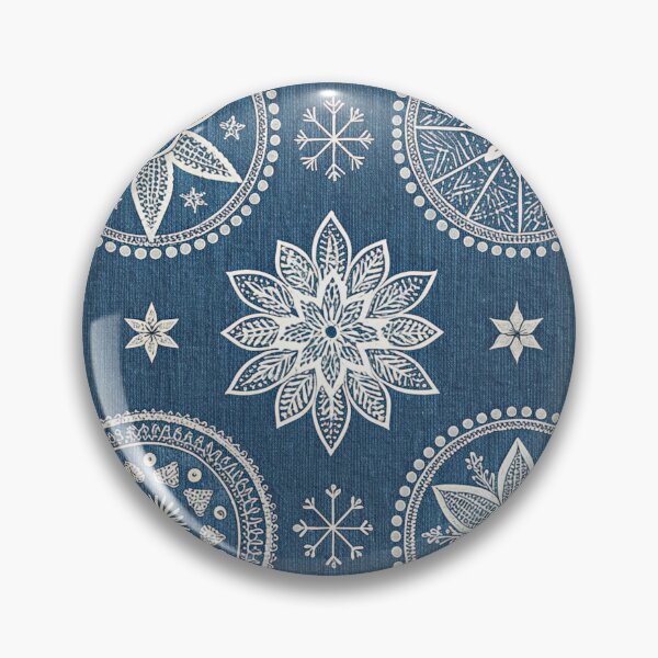 Artikelvorschau, Vintage Denim Boho-Print entworfen und verkauft von Groovy Looks.