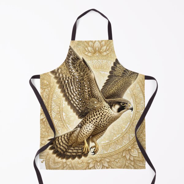 Item preview, Golden Ornamental Falcon Mandala designed and sold by Pawzenix.