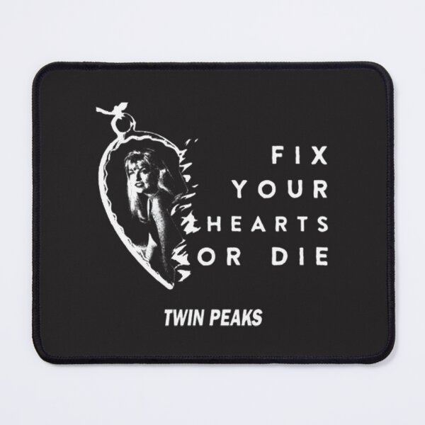 Item preview, Twin Peaks Fix Your Hearts Or Die T‑Shirt – Dark Mystery Quote Design | ⭐⭐⭐⭐⭐ designed and sold by GrantOcks007.
