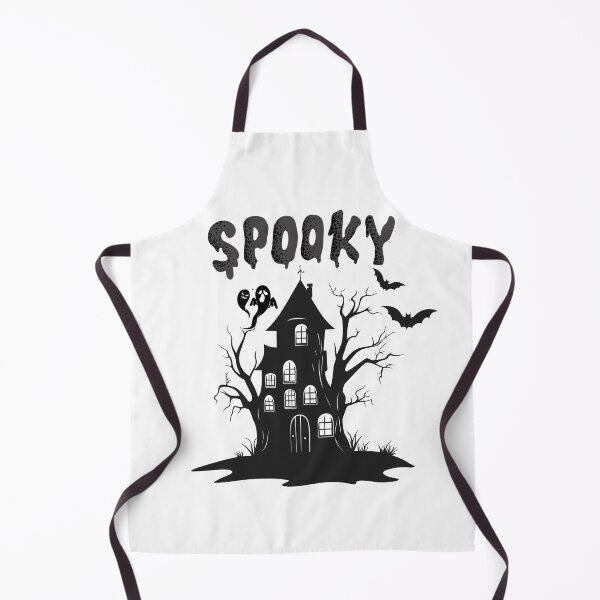 Item preview, Spooky Haunted House Ghost Bat Halloween Illustration designed and sold by BigDigital.