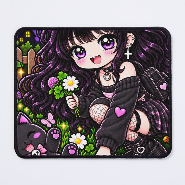 Item preview, Touch Grass Goth Girl Sticker designed and sold by AnnekeJordaan.