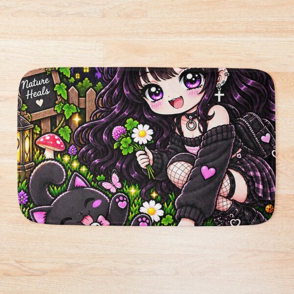 Item preview, Touch Grass Goth Girl Sticker designed and sold by AnnekeJordaan.
