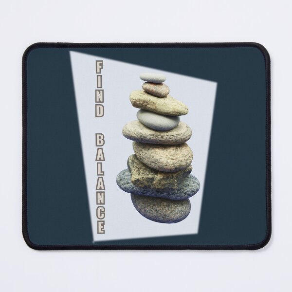 Item preview, Find Balance Stone Zen Photo Collage designed and sold by JurateArt-DK.