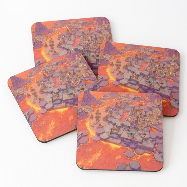 Item preview, Volcanic Cityscape designed and sold by The Worldbuilding Corner.