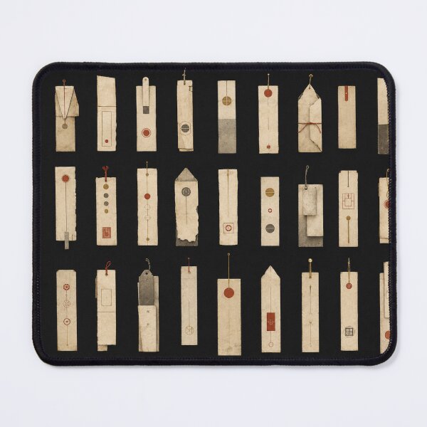 Item preview, Ivory Paper Marks — Japanese-Inspired Minimal Tag Pattern designed and sold by OblivionRise.