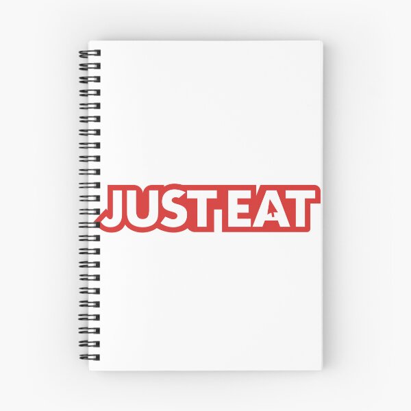 Item preview, JUST EAT Bold Red Typography Graphic Design designed and sold by ZhenKang   Xiong.