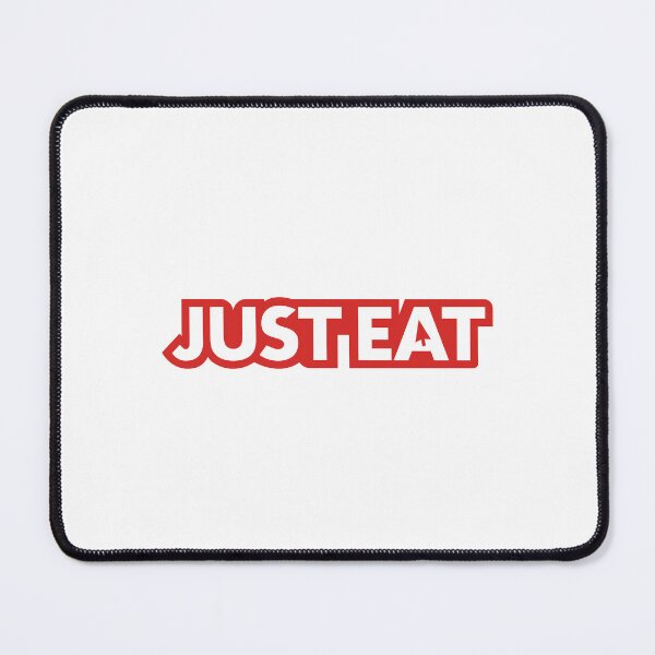 Item preview, JUST EAT Bold Red Typography Graphic Design designed and sold by ZhenKang   Xiong.