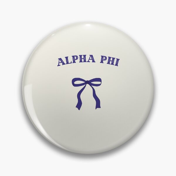 Item preview, Alpha Phi bow sticker designed and sold by Kami V.