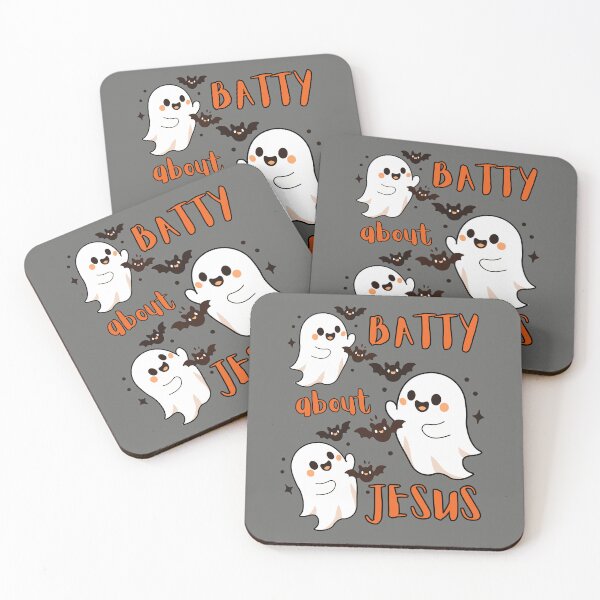 Item preview, Christian Halloween Cute Ghost Batty About Love Jesus Holy Spirit Boo Spooky Season Fall Autumn designed and sold by Forevermore.