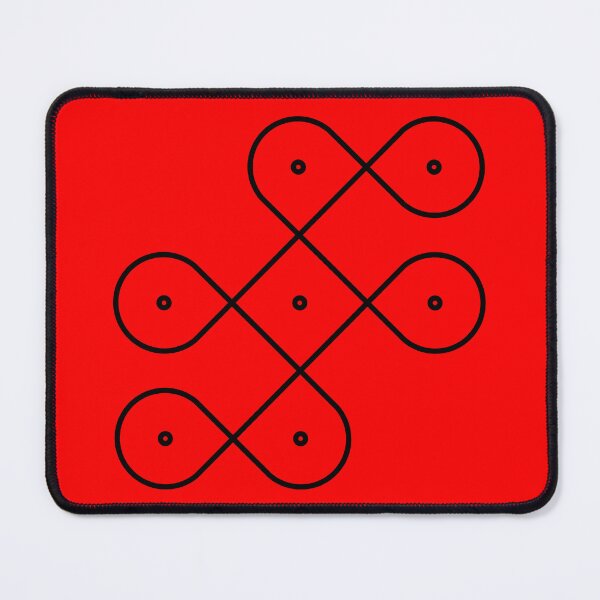 Item preview, Geometric Sikku Kolam Line Art Design designed and sold by laxmanrajart.