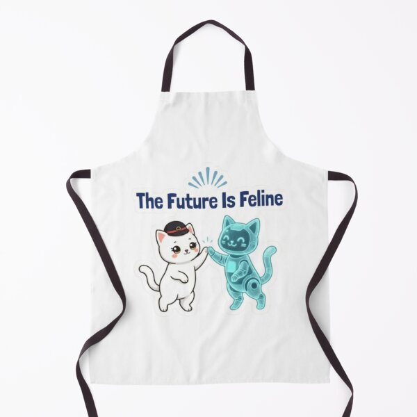 Item preview, The Future Is Feline – Cute AI Robot Cat designed and sold by PrintforDesign.