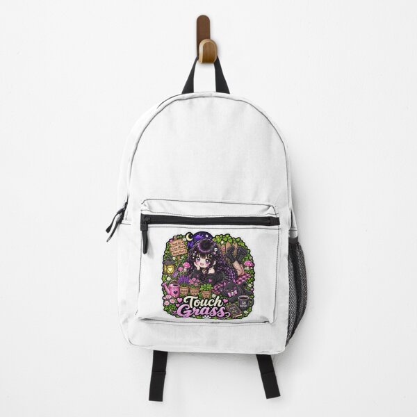 Item preview, Touch Grass Cozy Goth Sticker designed and sold by AnnekeJordaan.