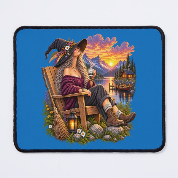 Item preview, A magical trip to the lake – a cosy illustration in the cottagecore style. designed and sold by Alpine-Ink.