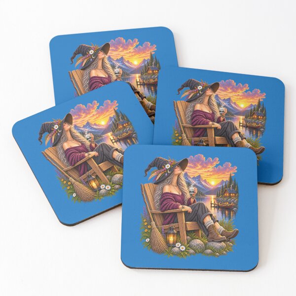 Item preview, A magical trip to the lake – a cosy illustration in the cottagecore style. designed and sold by Alpine-Ink.