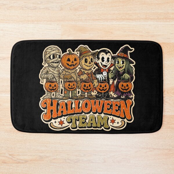 Item preview, Retro Halloween Team Spooky Cute Cartoon Monster Squad designed and sold by LOL-N-LIFESTYLE.
