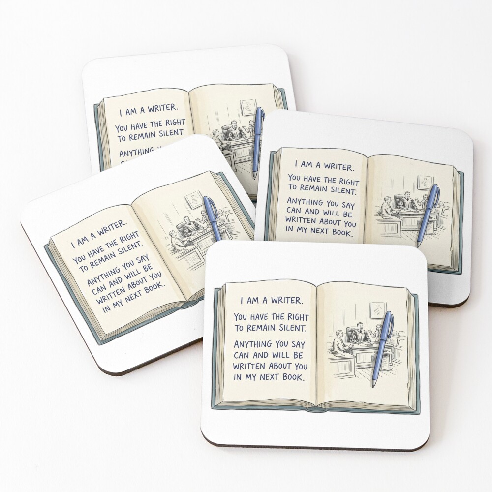 Item preview, Coasters (Set of 4) designed and sold by TheSheShed.