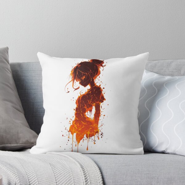 Item preview, Abstract Fiery Woman Profile Dripping Art  designed and sold by LC&LCPlatform.
