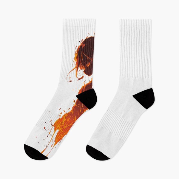 Item preview, Abstract Fiery Woman Profile Dripping Art designed and sold by LC&LCPlatform.