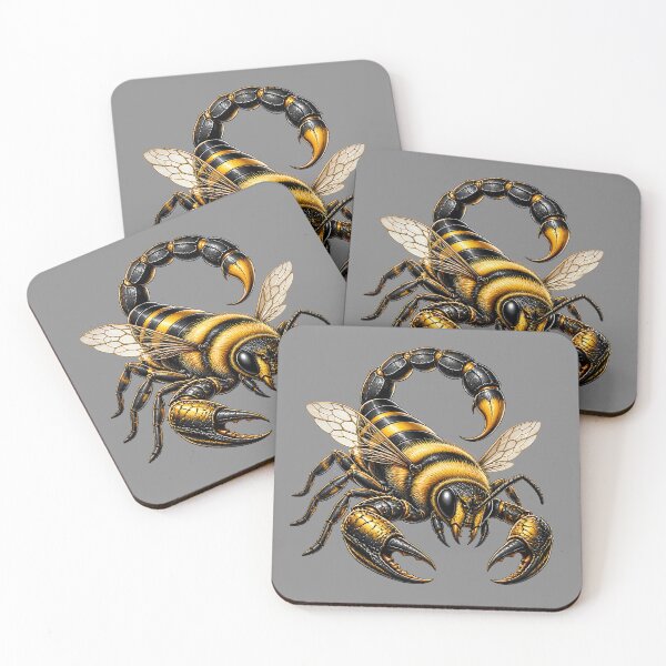 Item preview, Venomous Bee Scorpion Hybrid - Fantasy Insect Mashup designed and sold by Mementoo.