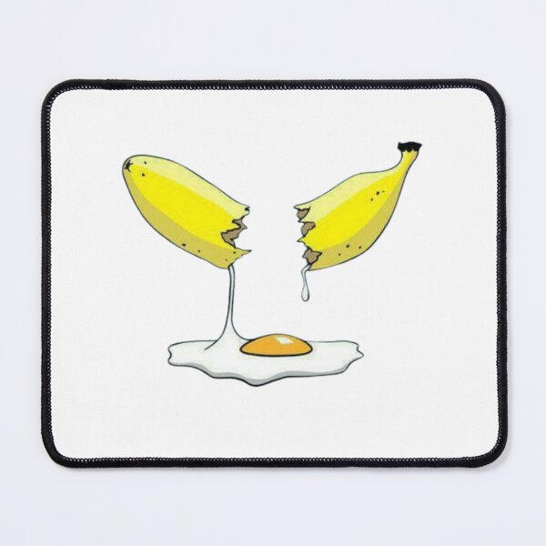 Item preview, Funny Banana Egg Surreal Food Illustration designed and sold by wecrea.