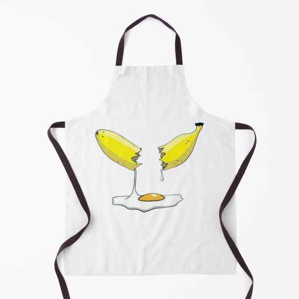 Item preview, Funny Banana Egg Surreal Food Illustration designed and sold by wecrea.
