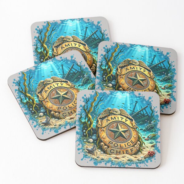 Item preview, Jaws - Chief Brody’s Badge at the bottom of the ocean. designed and sold by Presents For The Dead.