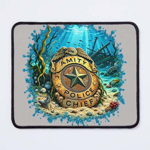 Item preview, Jaws - Chief Brody’s Badge at the bottom of the ocean. designed and sold by Presents For The Dead.