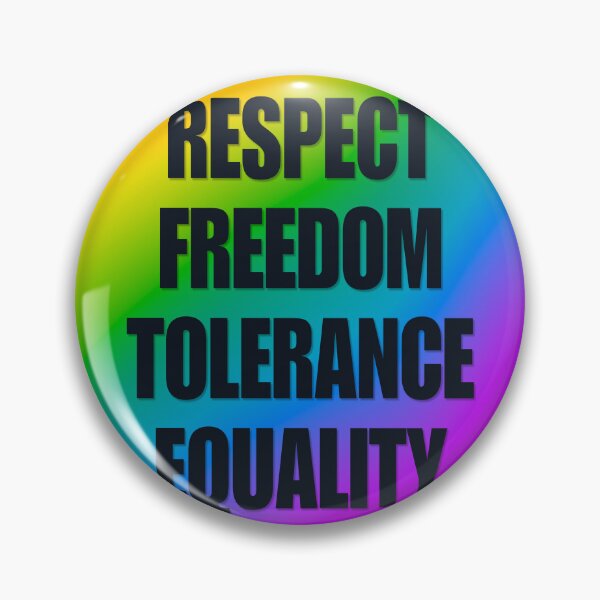 Item preview, Love Respect Equality Pride Rainbow Typography designed and sold by creativerooney.