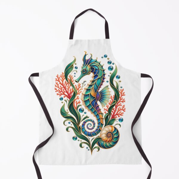 Item preview, Organic Deco Seahorse designed and sold by AbstractAnom.