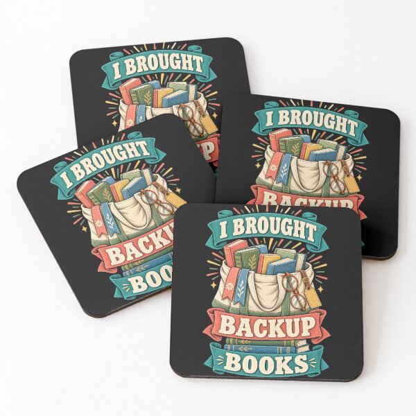 Item preview, I Brought Backup Books Vintage Book Tote Shirt designed and sold by Gustavo Navarro.