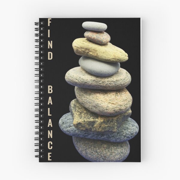 Item preview, Find Balance Stone Zen Photo Collage designed and sold by JurateArt-DK.