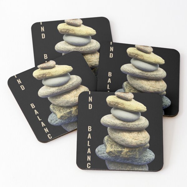 Item preview, Find Balance Stone Zen Photo Collage designed and sold by JurateArt-DK.